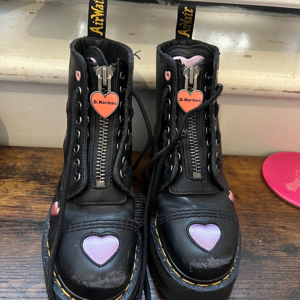 Dr. Martens Women's Sinclair Heart Fashion Boot - Picture 1 of 4